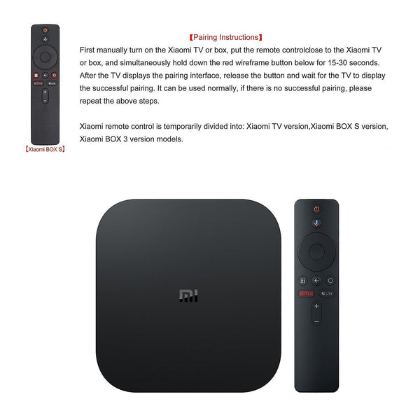 Remote controls replacement for xiaomi mi box s