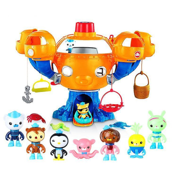 Action cute Toy Figures Octonauts Octopus Castle Toy Barnacles Kwazii Peso Shellington Dashi Action