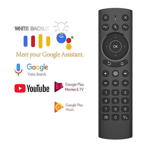 Remote controls g20s pro air mouse backlight voice gyroscope ir learning google assistant g20s pro backlit