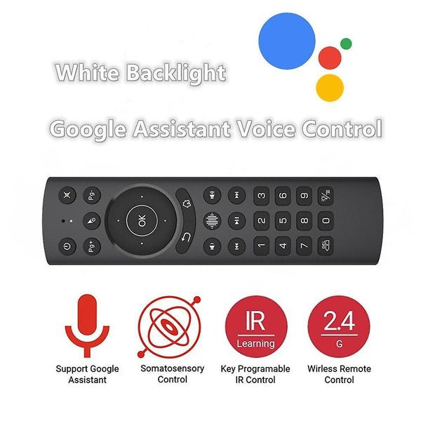 Remote controls g20s pro air mouse backlight voice gyroscope ir learning google assistant g20s pro backlit