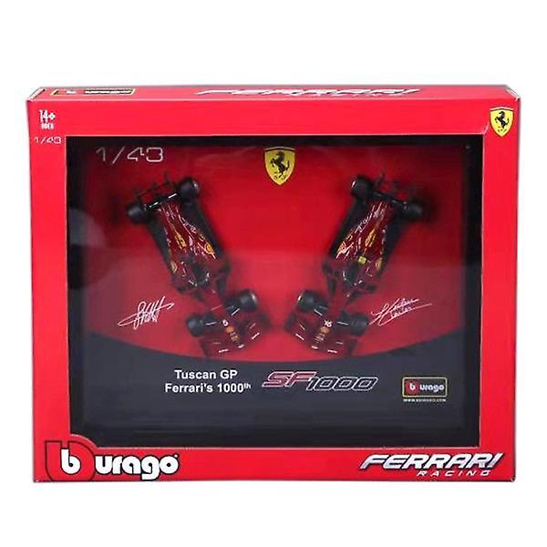 Toy cars 1:43 ferrari sf90 alloy car model handicraft decoration collection toy formula one die casting mode