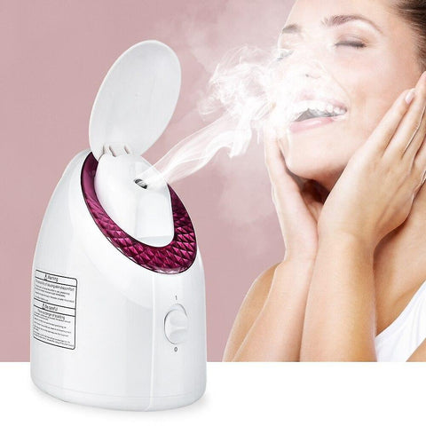 Facial cleansers facial steamer nano ionic mist nourish diffuser spa skin care beauty machine|ion device white