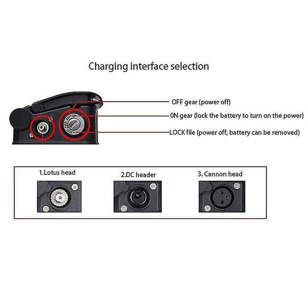 Bicycle tools electric bike plastic lithium battery box 36v/48v/60v large capacity 18650 holder case bicycle