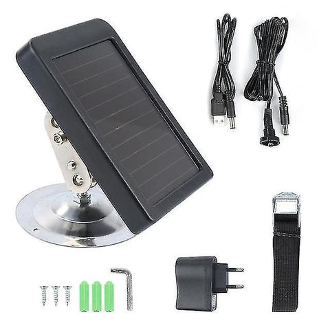 Trail cameras 7v 1500mah outdoor solar panel charger us/eu plug external power battery source only for suntek