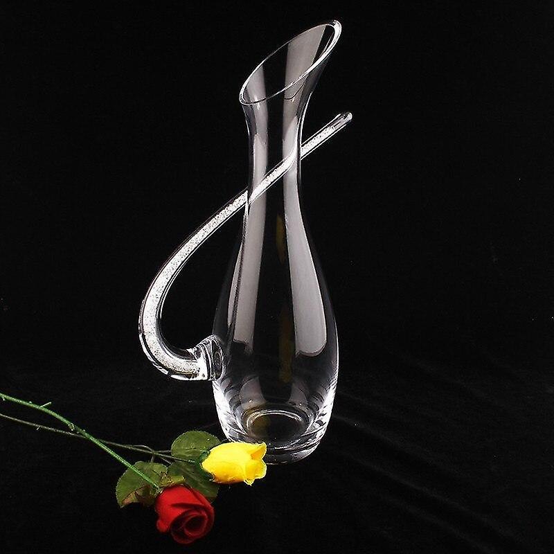 Serving Pitchers Carafes Wine Decanter Twinkling Crystal Handle Western Simplicity Design Home Table