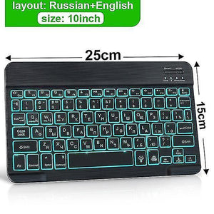 Remote controls rgb bluetooth keyboard and mouse set russian spainish wireless keyboard mouse combo rechargeable rgb