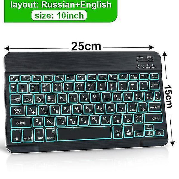 Remote controls rgb bluetooth keyboard and mouse set russian spainish wireless keyboard mouse combo rechargeable rgb