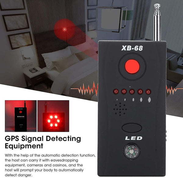 Webcams Anti Spy Bug Detector RF Signal Detector  Hidden Camera Finder Listening Device GPS Tracker