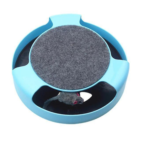 Cat toys cat toy cat catches mouse cat catches board cat turntable cat catches mouse supplies|cat toys blue