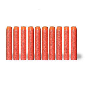 Toy weapons gadgets 50 piece set of 7.2Cm eva soft bullets for nerf guns 50pcs red solid