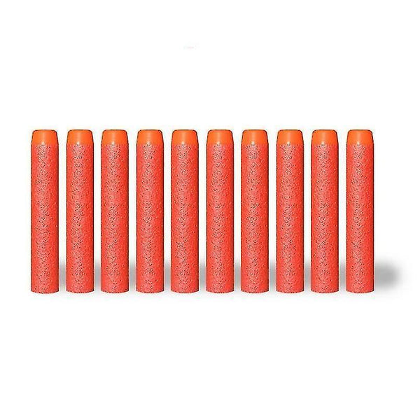 Toy weapons gadgets 50 piece set of 7.2Cm eva soft bullets for nerf guns 50pcs red solid