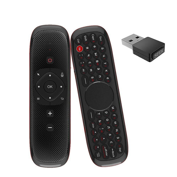 Remote controls w2 2.4G air mouse wireless keyboard with touchpad mouse infrared remote control english version