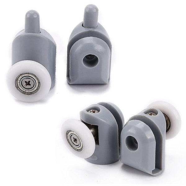 Casters 8x roll dual roller roulette wheel shower door bathroom - roller diametre 25mm