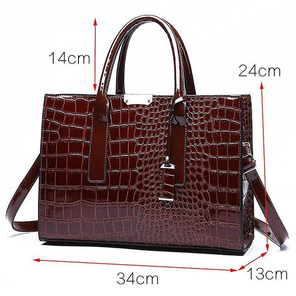 Handbags fashion crocodile pattern ladies handbags handbag women bags designer messenger bag|shoulder bags