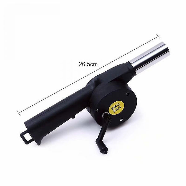 Outdoor grilling planks manual barbecue blower set of hand operated ignition aid bbq barbecue hair dryer with crank