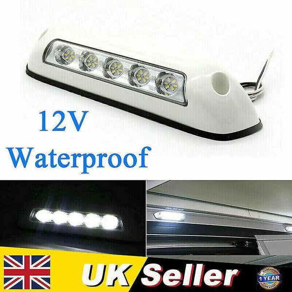 Light ropes strings led awning light 12v white waterproof longstrip lamp caravan motorhome