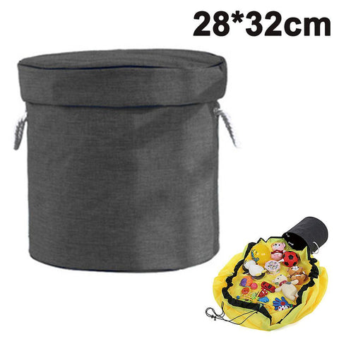 L Black Storage Bags Children's Toy Storage Bags Children's Storage Bag Household Storage Bags