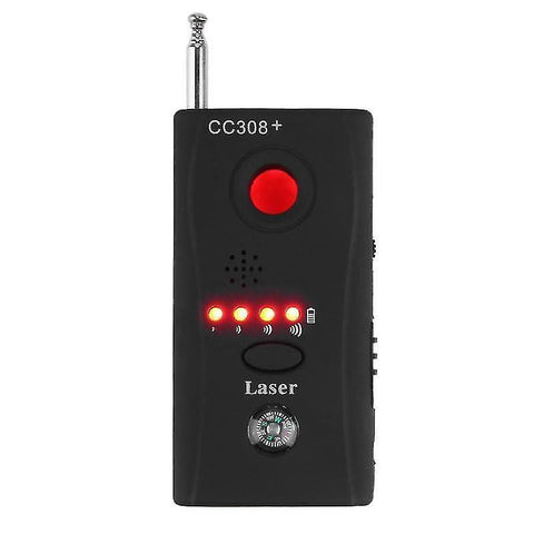 Webcams cc308 bug detector anti-spy rf detector for dect  wireless bug and listening devices with 6 leds