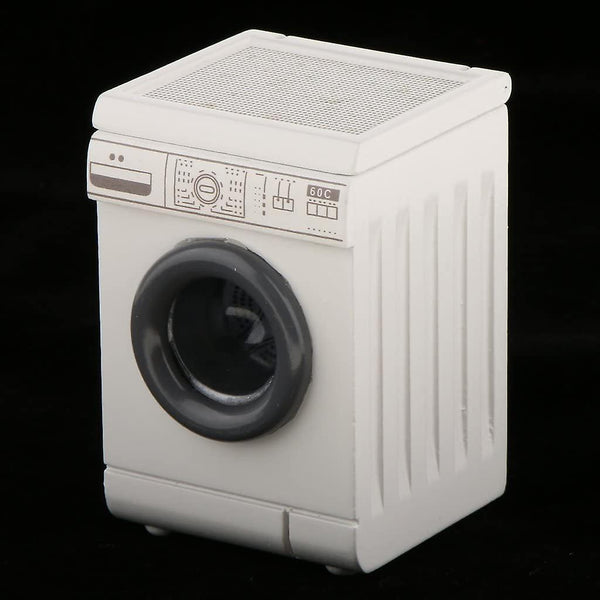 Miniature Dollhouse Equipment Model White Drum Washer Washing Machines