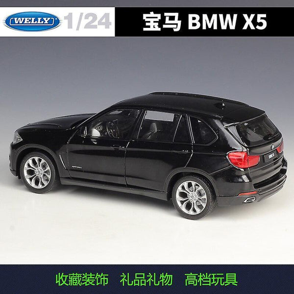 Toy Cars 1:24 BMW X5 SUV car die casting alloy car model ornaments collection of children's toys Bla