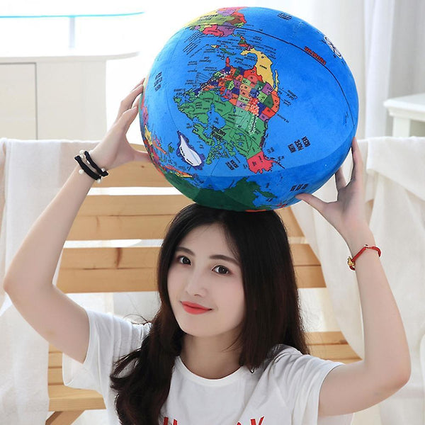 Stuffed Animals 24cm globe plush toys stuffed plush ball soft doll plush english terrestrial globe p