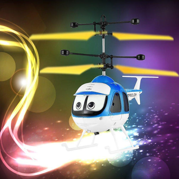 Robotic Toys Induction Flying Toys RC Helicopter Cartoon Remote Control Drone Kid Plane Toy