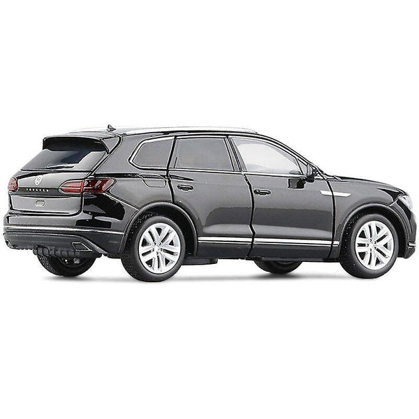 Toy Cars 1/32 Alloy Shock Absorber 2018 Touareg SUV Model Toy Car Simulation Front Wheel Steering Di