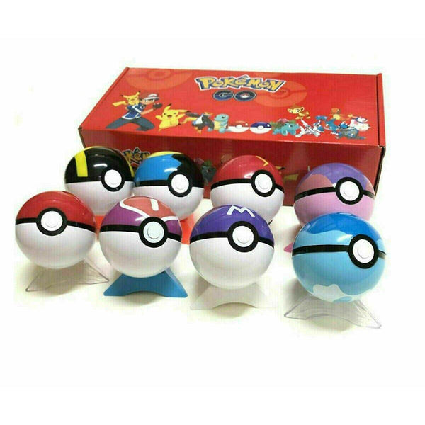 Action Toy Figures 8Pcs Pokeball Character Toys Doll Kid Toy Christmas gift