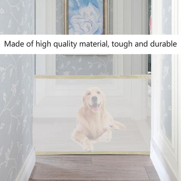 Foldable Dog Safety Gate Magic Gate Foldable Dog Door Safety Gate Pet Playpens