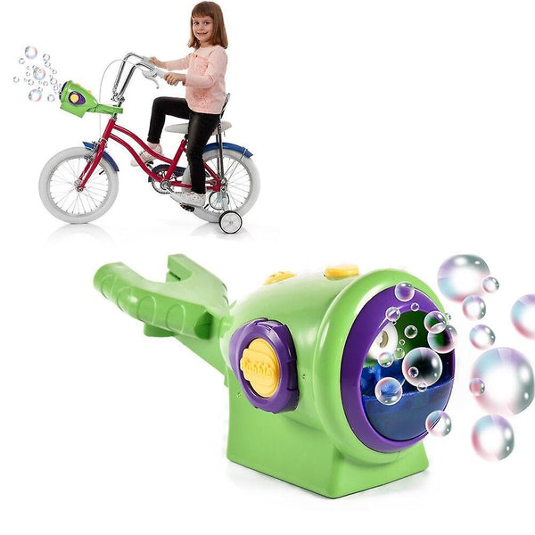 Bubble Blowing Toys Bike Bubble Machine Automatic Bubble Blower Maker Install On Bicycle For Kids Ch