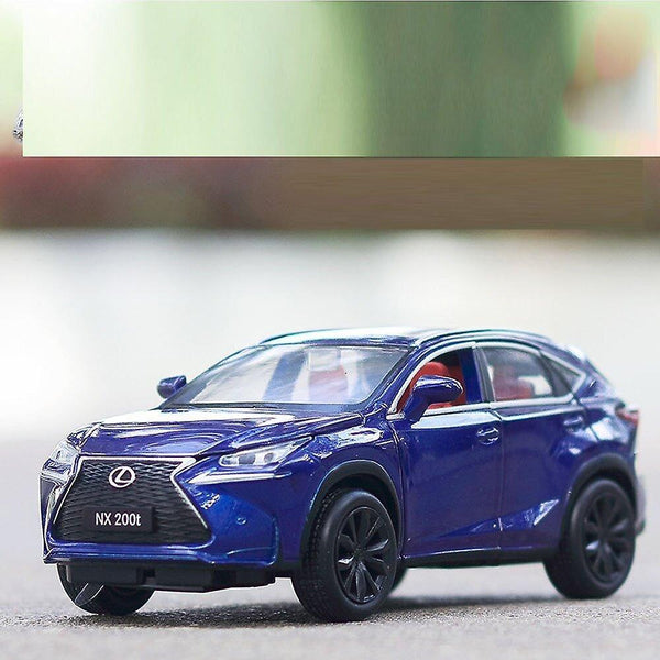 Toy cars 1:32 lexus nx200t alloy pull back car model diecast metal toy vehicles with sound light 6 open doors