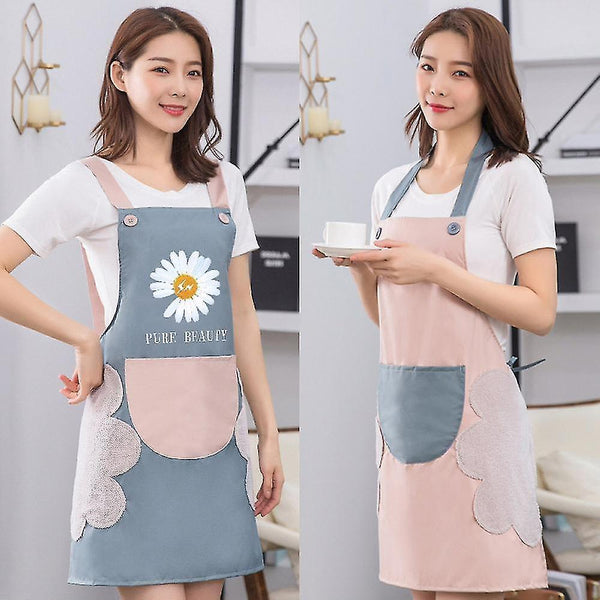 Aprons Cooking Apron For Women  2pack Kitchen Apron With Pocket  B Waterproof Aprons For Men Women H