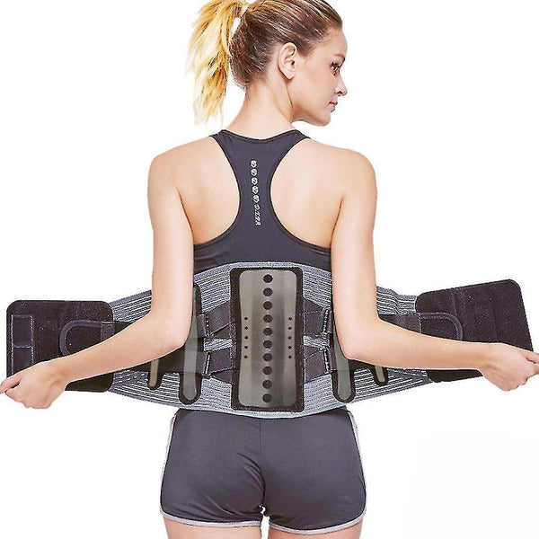 Gait belts men women adjustable waist trainer belt lower back brace spine support belt orthopedic breathable