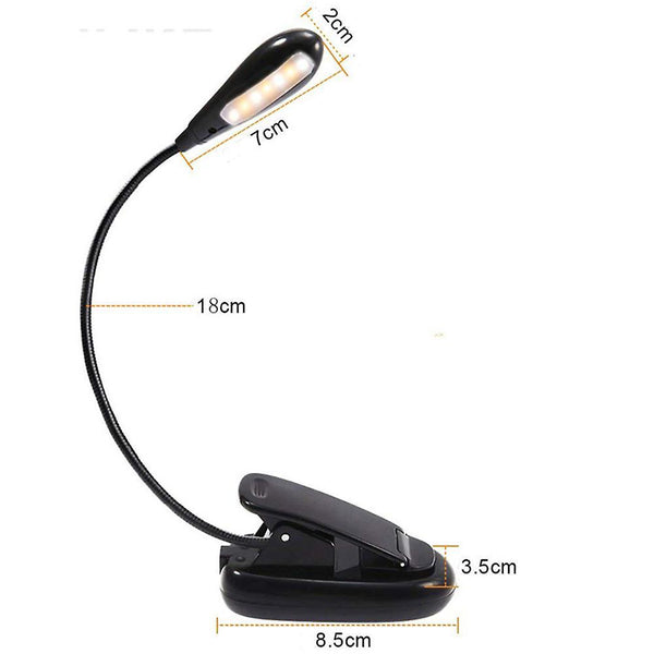 Led Reading Lamp Book Clamp Lamp Book Lamp Usb Rechargeable Lamps