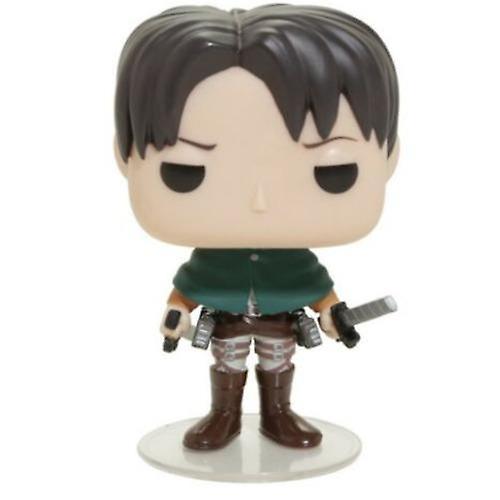 Action Toy Figures Funko Pop Anime Attack On Titan 235# Levi Vinyl Figures Models Collection Toys