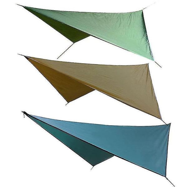 Hammocks waterproof tarp tent shade lightweight portable waterproof outdoor camping hammock rain fly uv