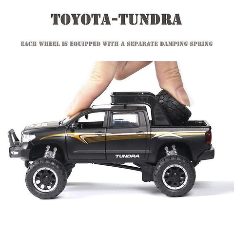 Toy Cars 1:32 Tundra Car Model Alloy Car Die Cast Toy Car Model Pull Back Children's Toy Collectible