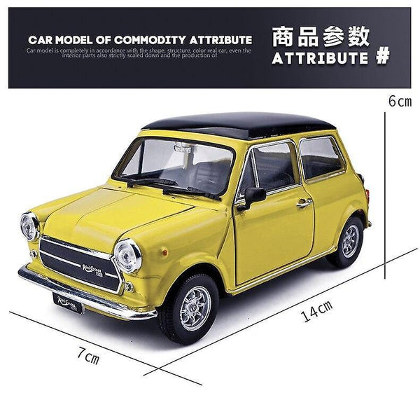 Toy cars 1:24 mini cooper car alloy car model simulation car decoration collection christmas gift toy die casting