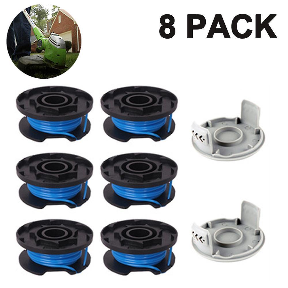 String Trimmer Replacement Spool Line Cordless Trimmer Line 8pcs Brush Mower Attachments