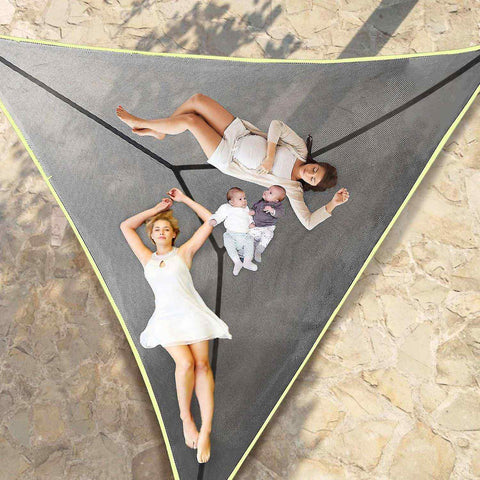 Hammocks multi person -hammock -triangle aerial mat -hammock tree house air sky tent camping equipment