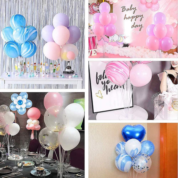 4 Pieces Party Balloon Stand Kit / Party Balloon Kit Party Decoration Accessories Balloon Anniversary For Birthday Wedding And Graduation Party Balloon Kits