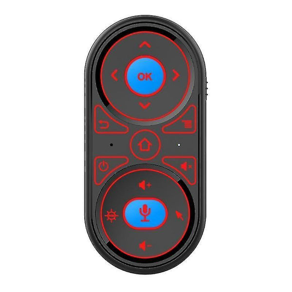 Remote controls wireless 2.4G air mouse rgb backlight gyro ir learning for google voice remote control rechargeable