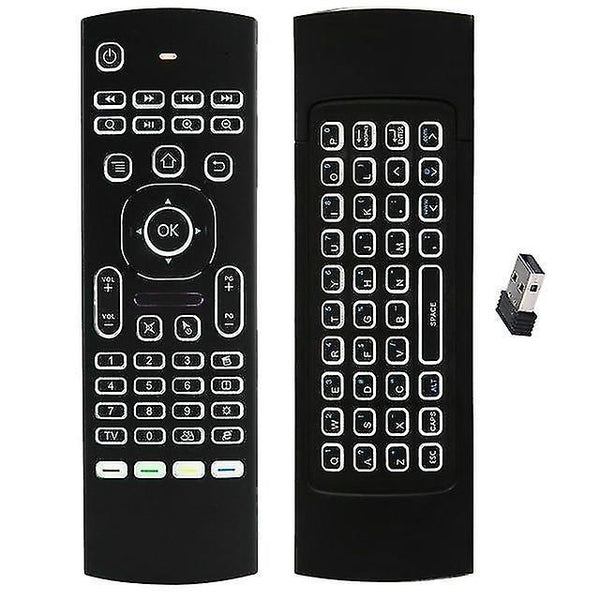 Remote controls 2.4G wireless remote control with keyboard 6-axis intelligent remote control backlight voice for