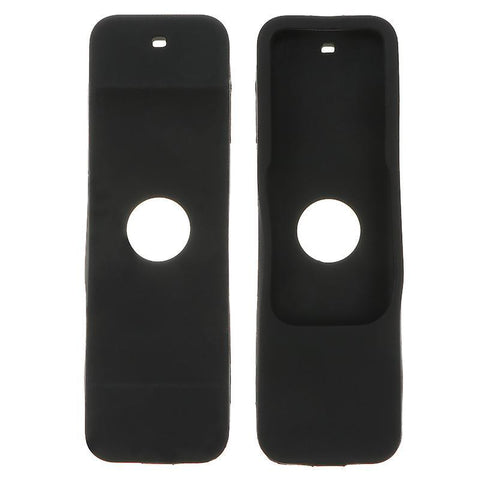 12.5x4cm Black Remote Controls 2pcs Silicone Remote Case Remote Safe Cover Compatible For Apple Tv4k