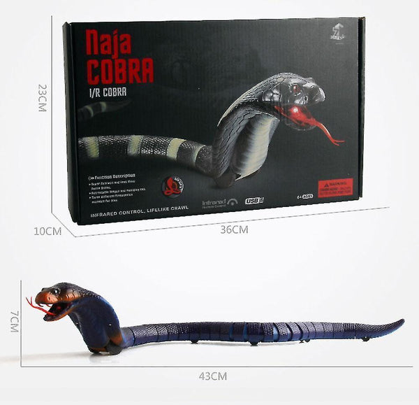 Robotic Toys Novelty rc snake naja cobra viper remote control robot animal toy with usb cable funny