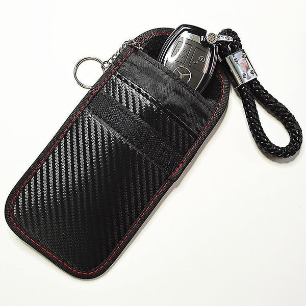 2 Pcs Mini Keyless Go Protection Car Keys Shielding Key Pouch Key Blanks