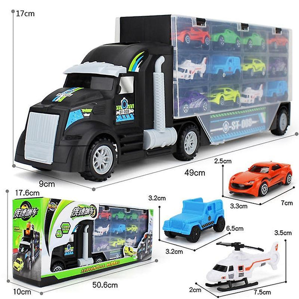 Remote Control Cars Trucks 13Pcs/Set Transport Car Carrier Truck Boys Toy For Kid Children|RC Trucks