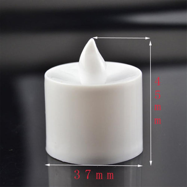 Battery Operated Led Tea Lights pack Of 24 flameless Votive Tealights Candle small Electric Fake Tea Candle Realistic For Wedding Table outdoor Cele Lamps