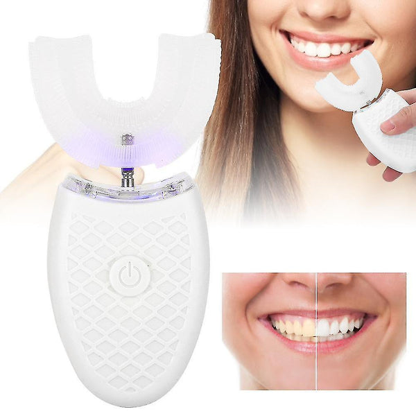 Toothbrushes u-shaped adult electric sonic toothbrush automatic cleaning toothbrush oral care tool white adult