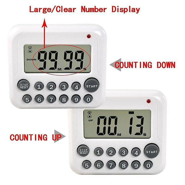 Cooking Timers Digital Kitchen Timer Simultaneous Cooking Timing